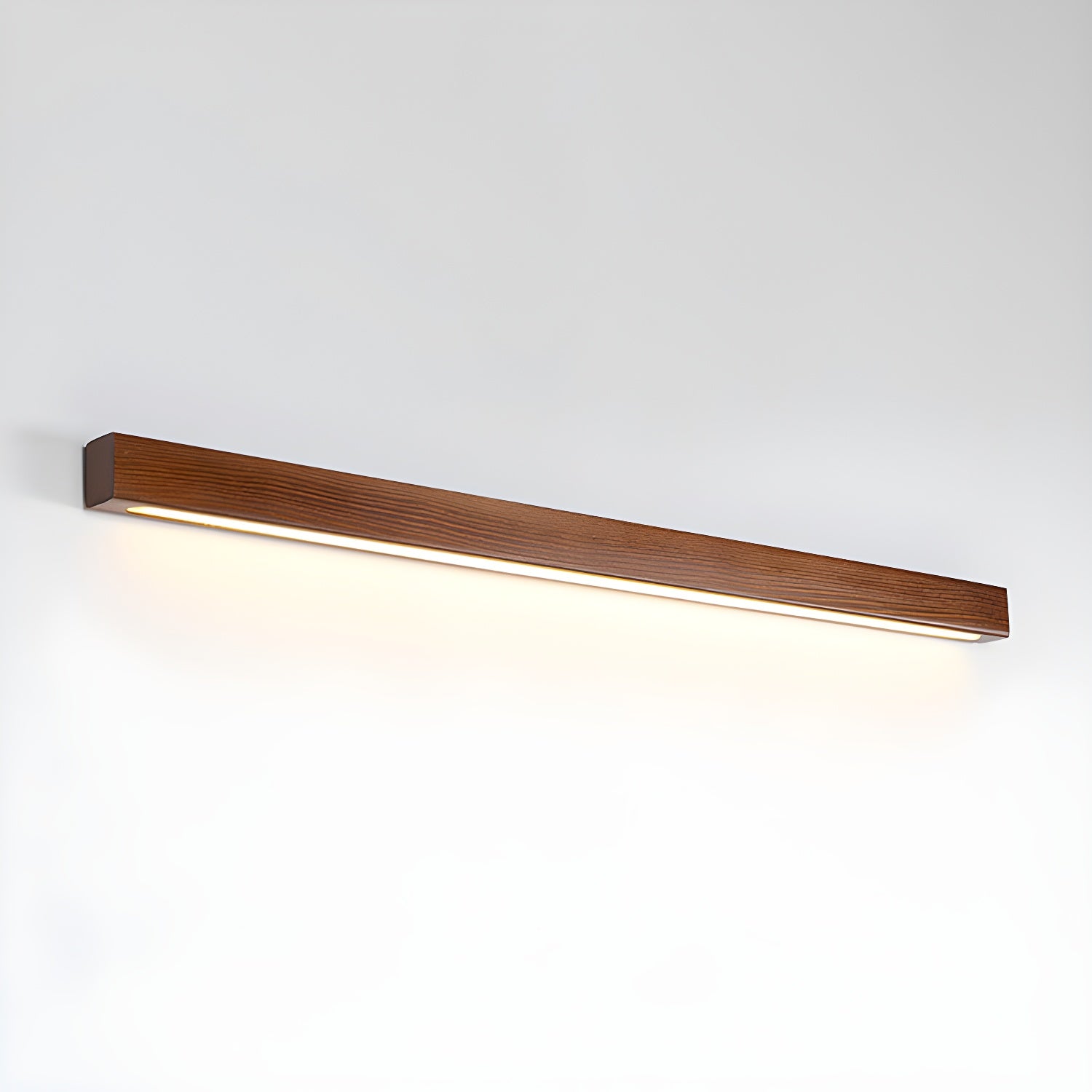 Arlo Linear Wooden Wall Lamp Lighting Lobby