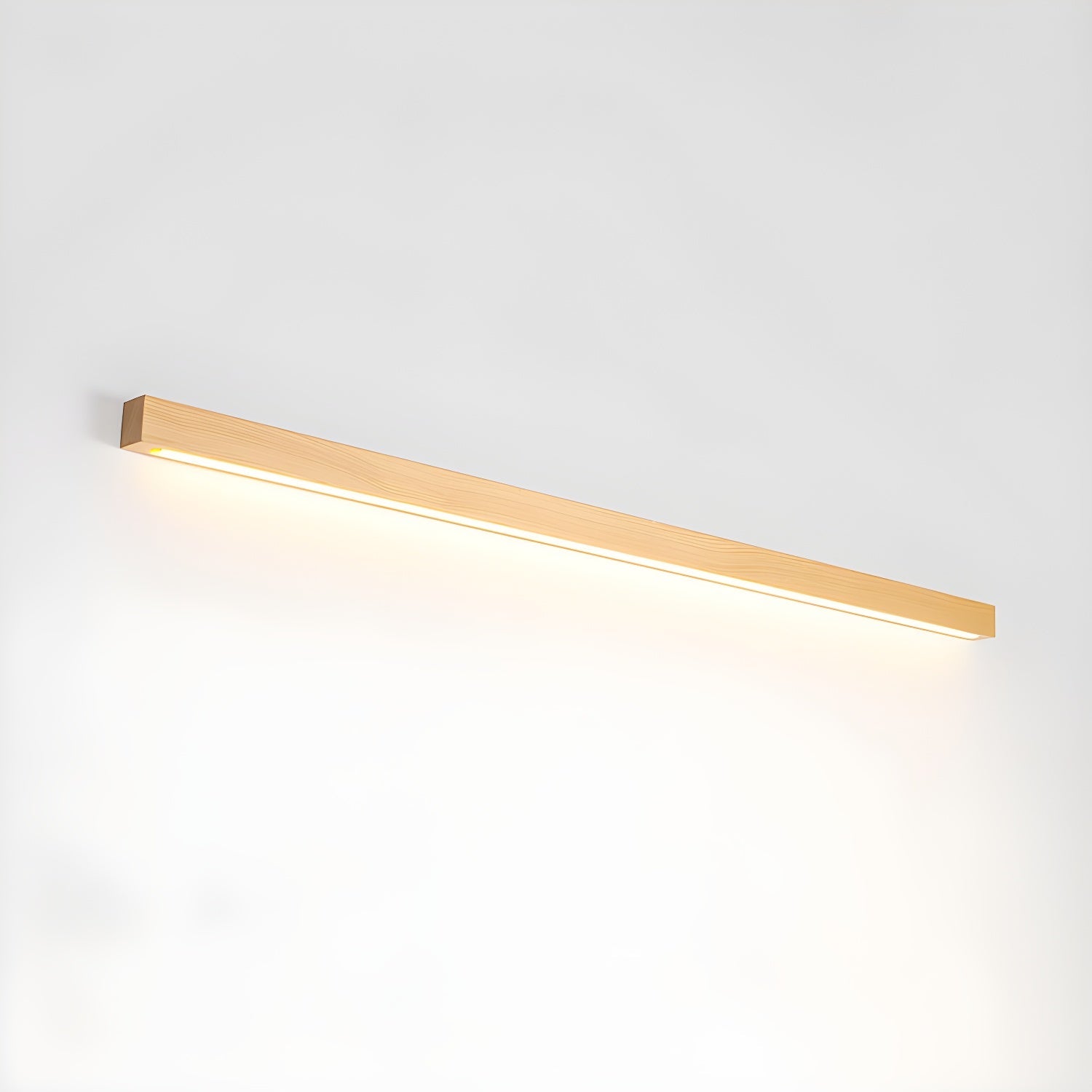 Arlo Linear Wooden Wall Lamp Lighting Lobby