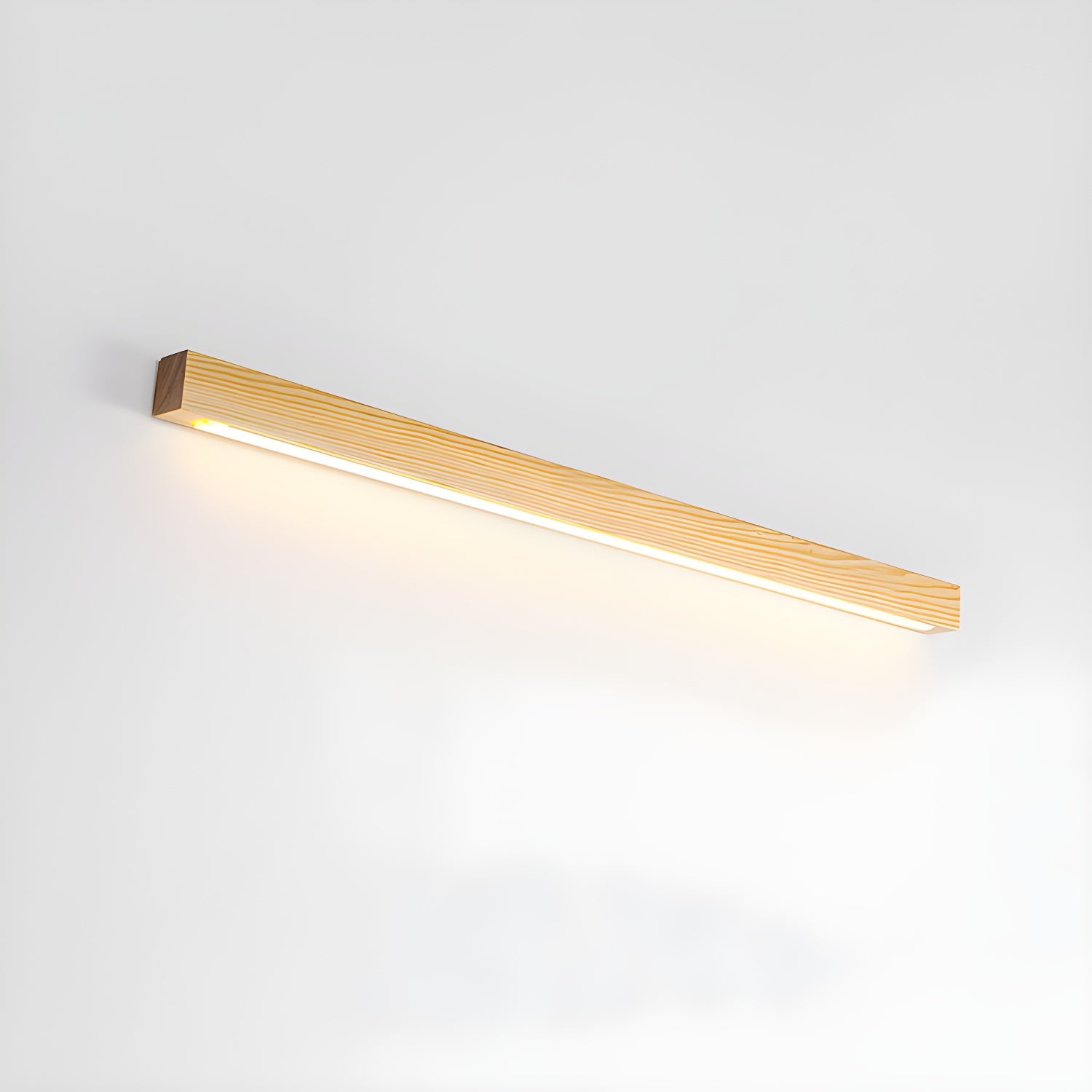 Arlo Linear Wooden Wall Lamp Lighting Lobby