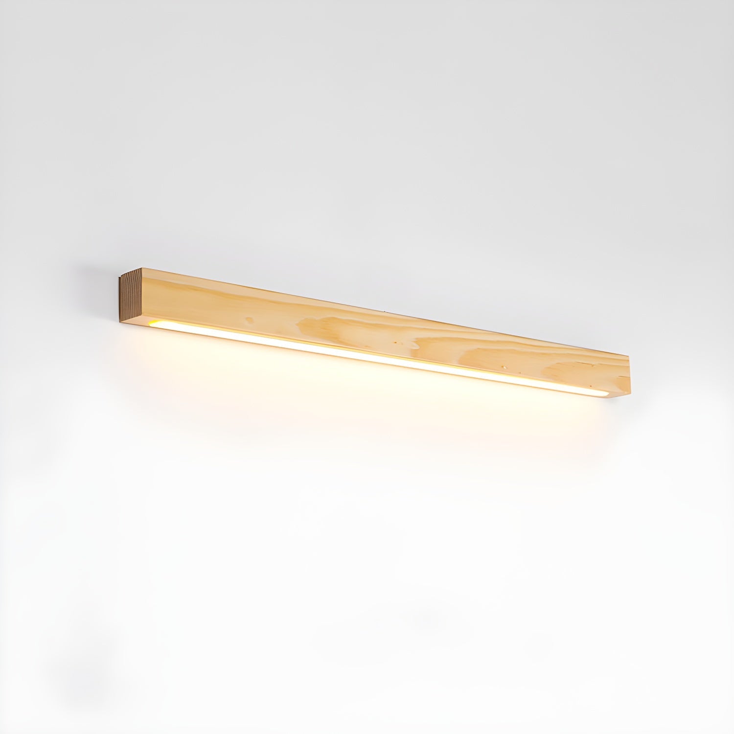 Arlo Linear Wooden Wall Lamp Lighting Lobby