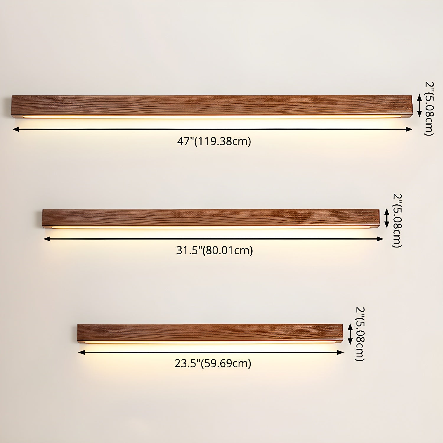 Arlo Linear Wooden Wall Lamp Lighting Lobby