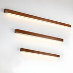 Arlo Linear Wooden Wall Lamp Lighting Lobby