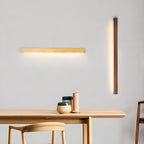 Arlo Linear Wooden Wall Lamp Lighting Lobby
