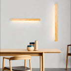 Arlo Linear Wooden Wall Lamp Lighting Lobby