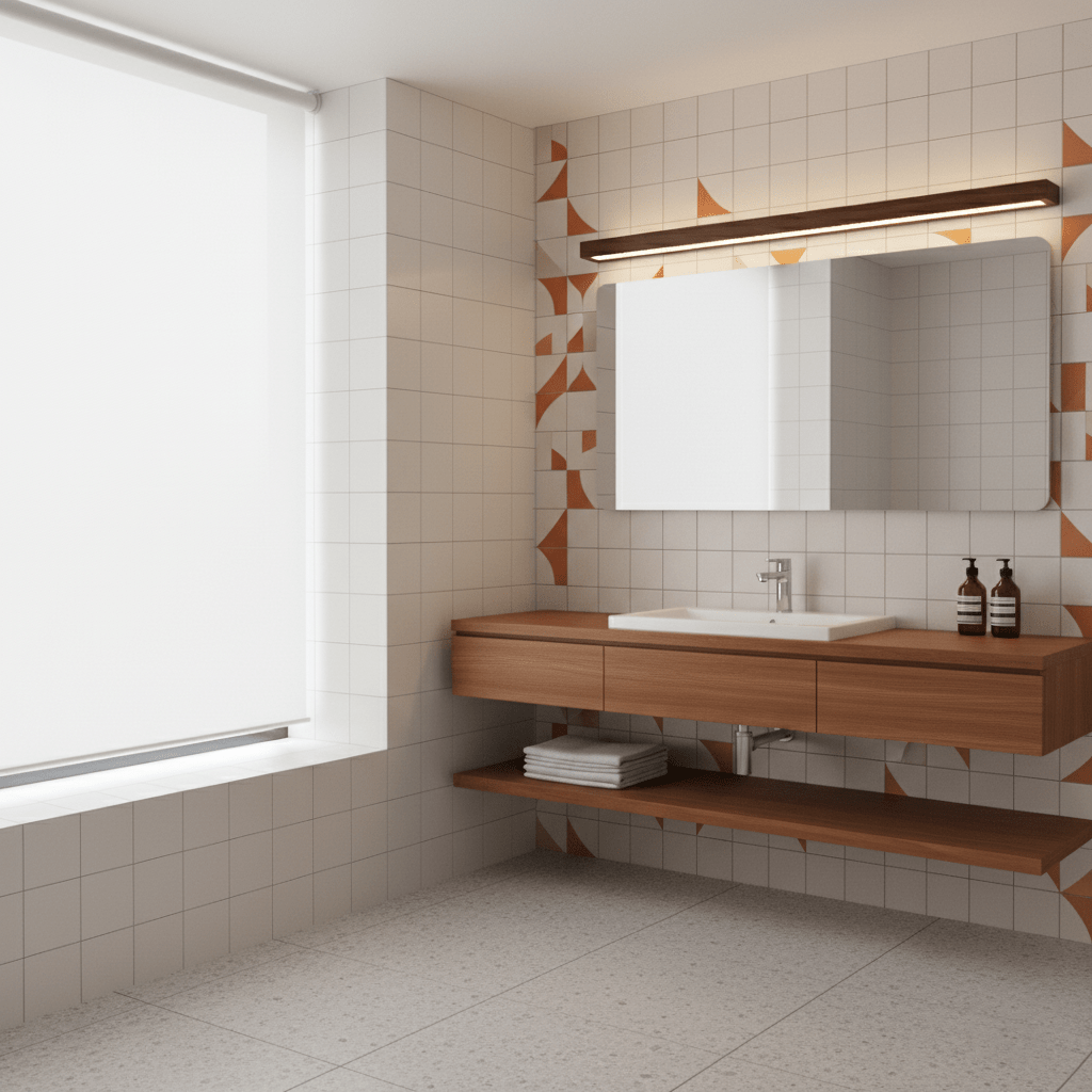 Arlo Linear Wooden Wall Lamp Lighting Lobby