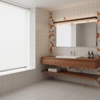 Arlo Linear Wooden Wall Lamp Lighting Lobby