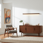 Arlo Linear Wooden Wall Lamp Lighting Lobby