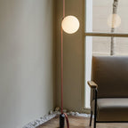 Artistic Pendant Ceiling Light With Multiple Straps Lighting Lobby