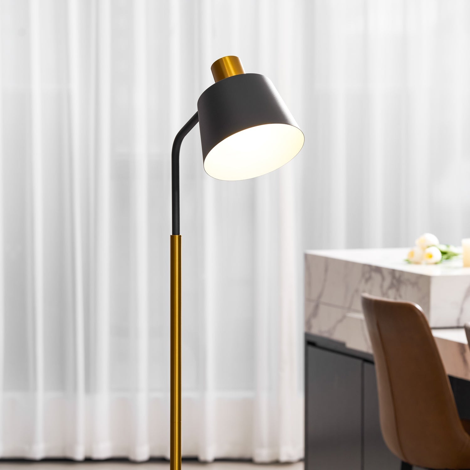 Aura Lumis Standing Light Lighting Lobby