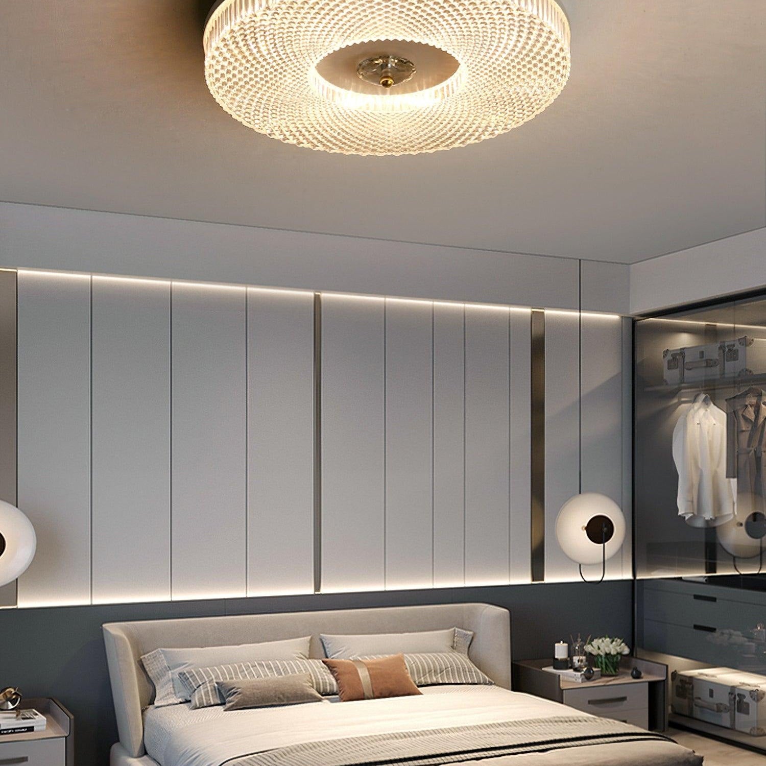 Ayla LED Ceiling Flush Mount Light Lighting Lobby