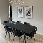 Black Firefly LED Ceiling Suspension Lighting Lobby