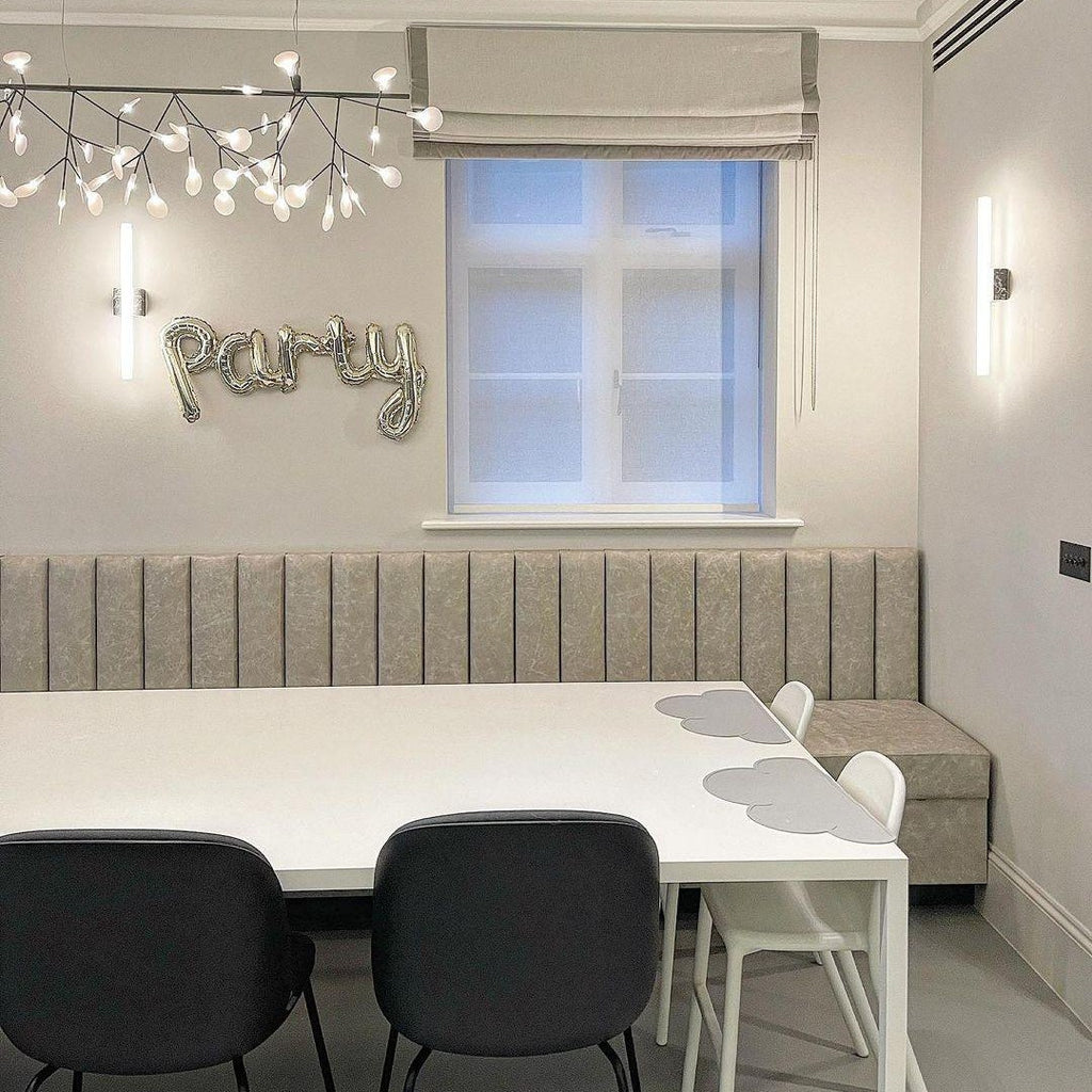 Black Firefly LED Ceiling Suspension Lighting Lobby