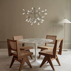 Black Firefly LED Ceiling Suspension Lighting Lobby