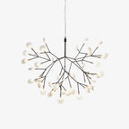 Black Firefly LED Ceiling Suspension Lighting Lobby