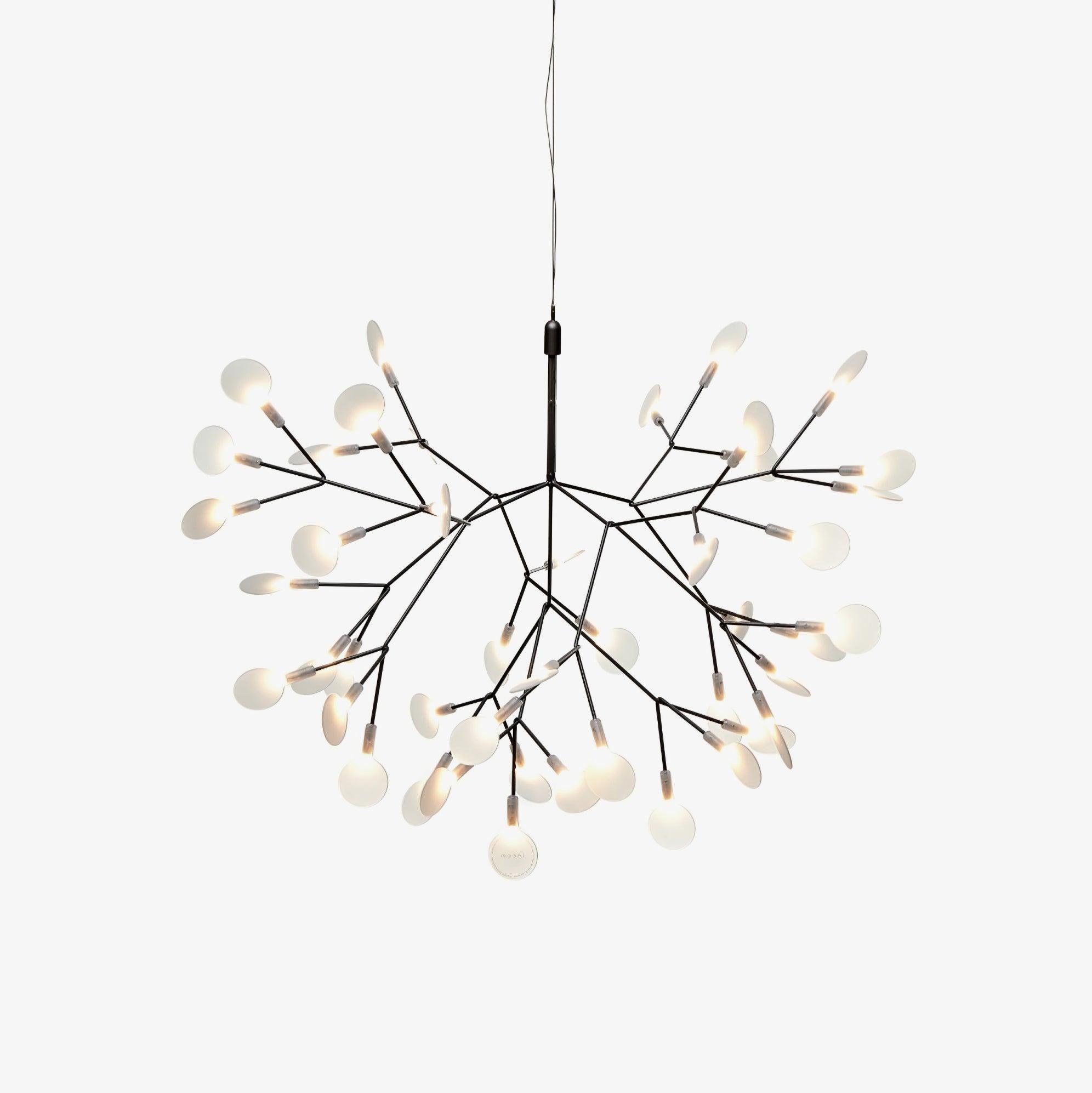 Black Firefly LED Ceiling Suspension Lighting Lobby