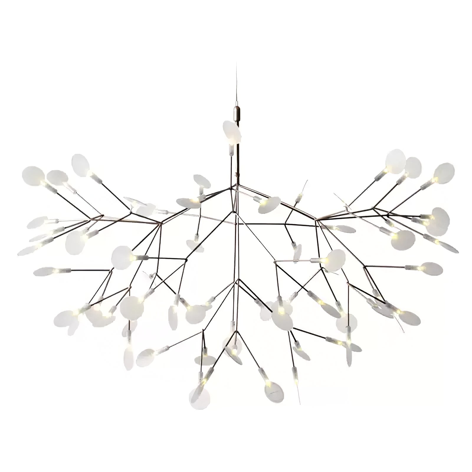 Black Firefly LED Ceiling Suspension Lighting Lobby