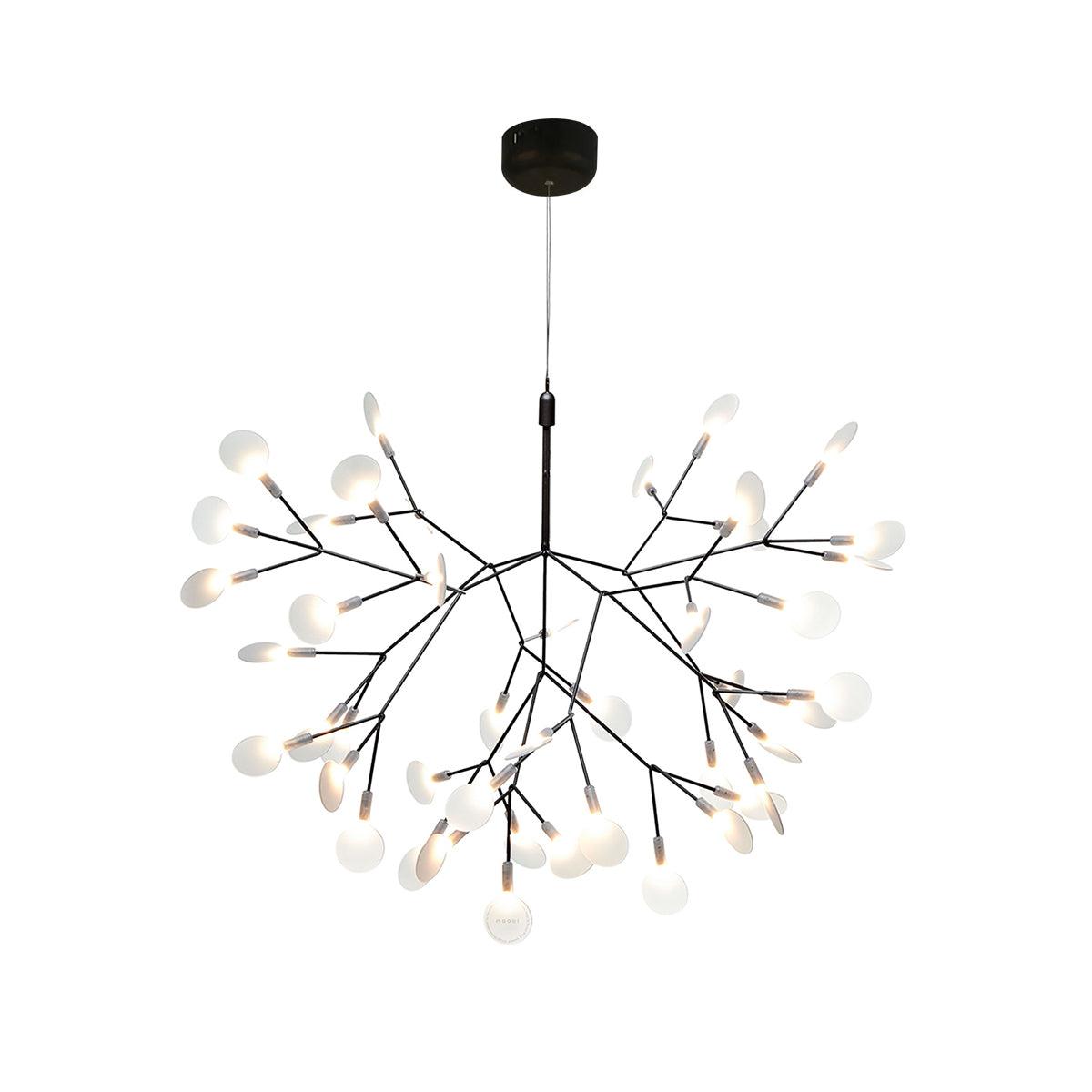Black Firefly LED Ceiling Suspension Lighting Lobby