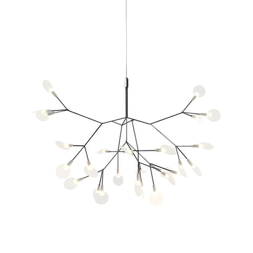 Black Firefly LED Ceiling Suspension Lighting Lobby