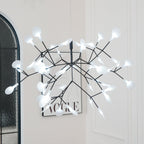 Black Firefly LED Ceiling Suspension Lighting Lobby
