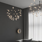Black Firefly LED Ceiling Suspension Lighting Lobby