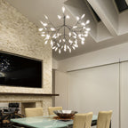 Black Firefly LED Ceiling Suspension Lighting Lobby