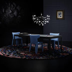 Black Firefly LED Ceiling Suspension Lighting Lobby