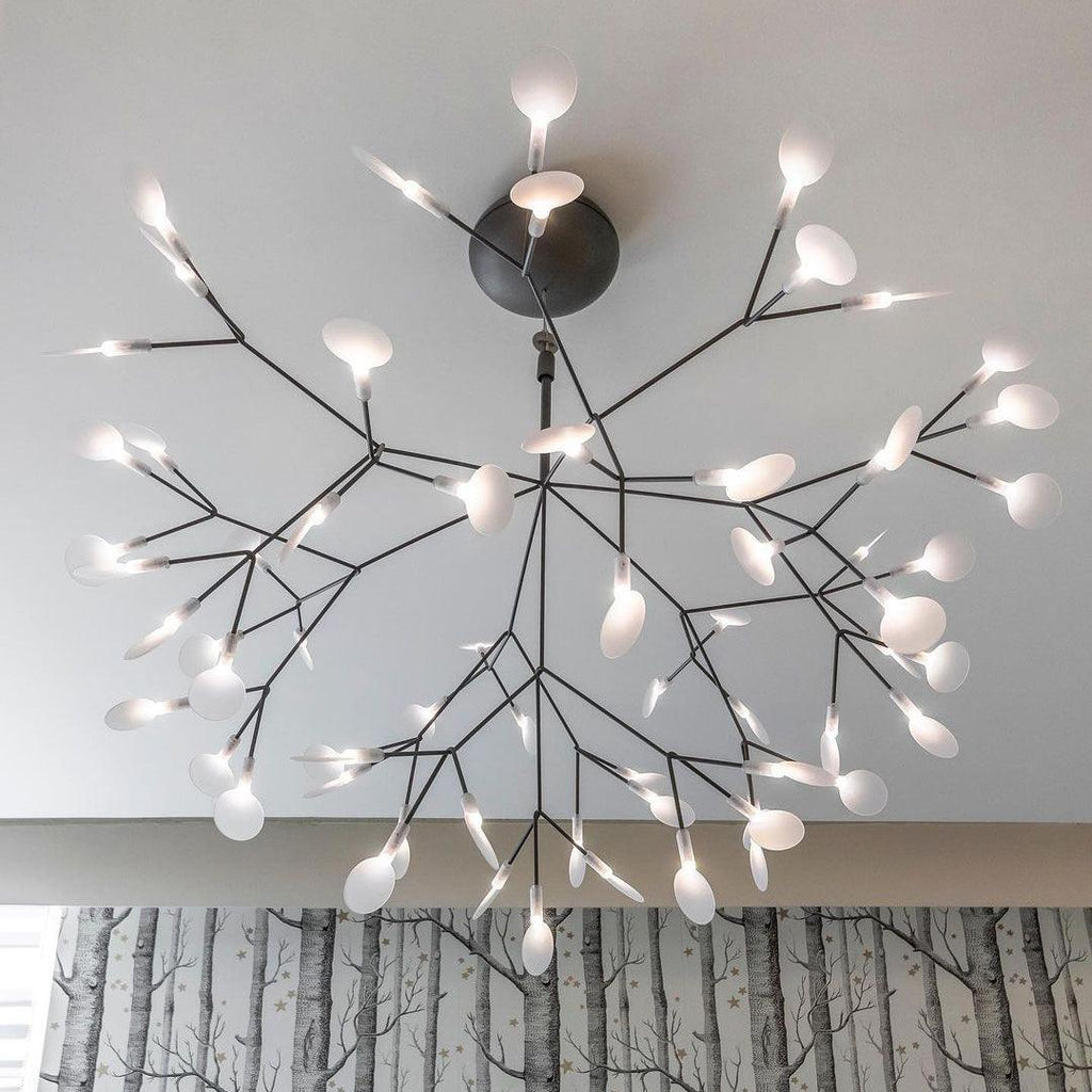 Black Firefly LED Ceiling Suspension Lighting Lobby