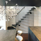 Black Firefly LED Ceiling Suspension Lighting Lobby
