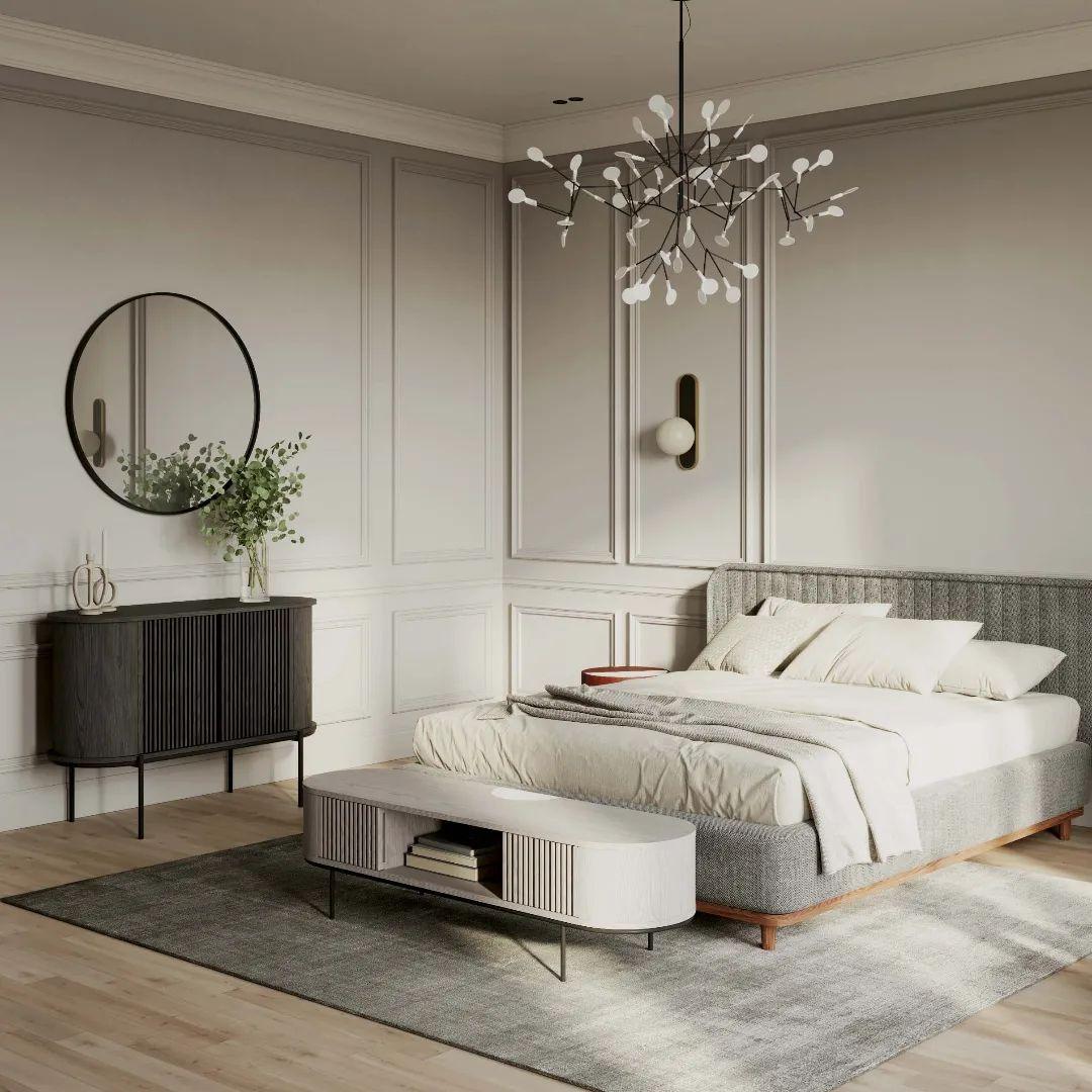 Black Firefly LED Ceiling Suspension Lighting Lobby