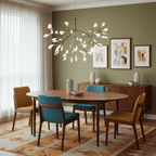 Black Firefly LED Ceiling Suspension Lighting Lobby
