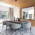 Black Firefly LED Ceiling Suspension Lighting Lobby
