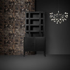 Black Firefly LED Ceiling Suspension Lighting Lobby
