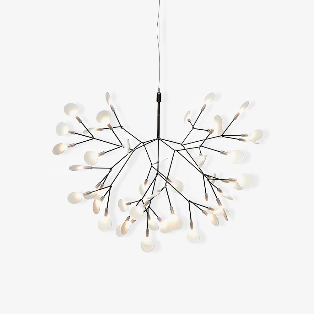 Black Firefly LED Ceiling Suspension Lighting Lobby