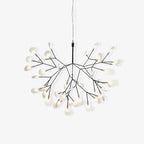Black Firefly LED Ceiling Suspension Lighting Lobby