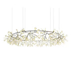Black Firefly LED Ceiling Suspension Lighting Lobby