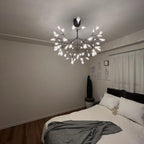 Black Firefly LED Ceiling Suspension Lighting Lobby
