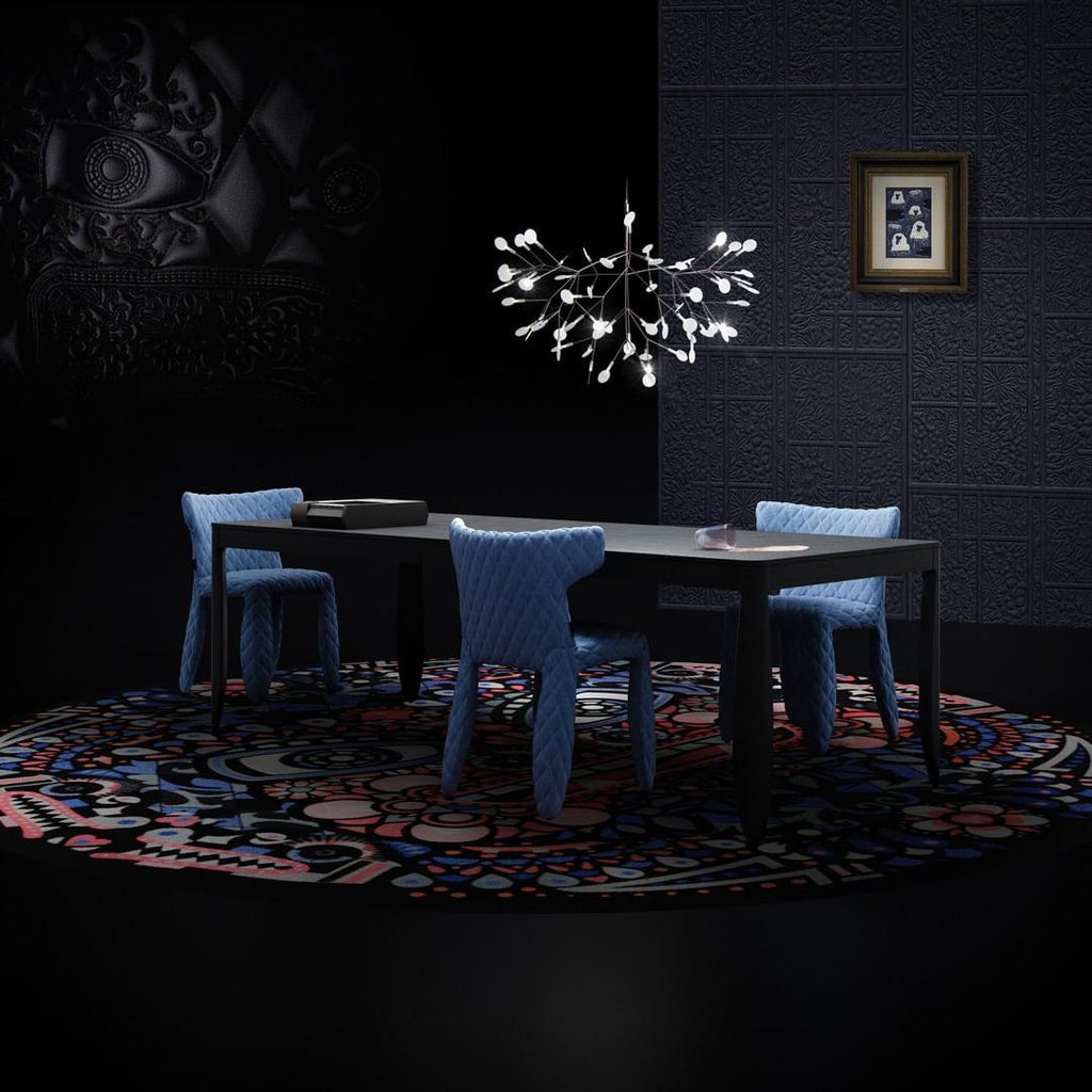Black Firefly LED Ceiling Suspension Lighting Lobby