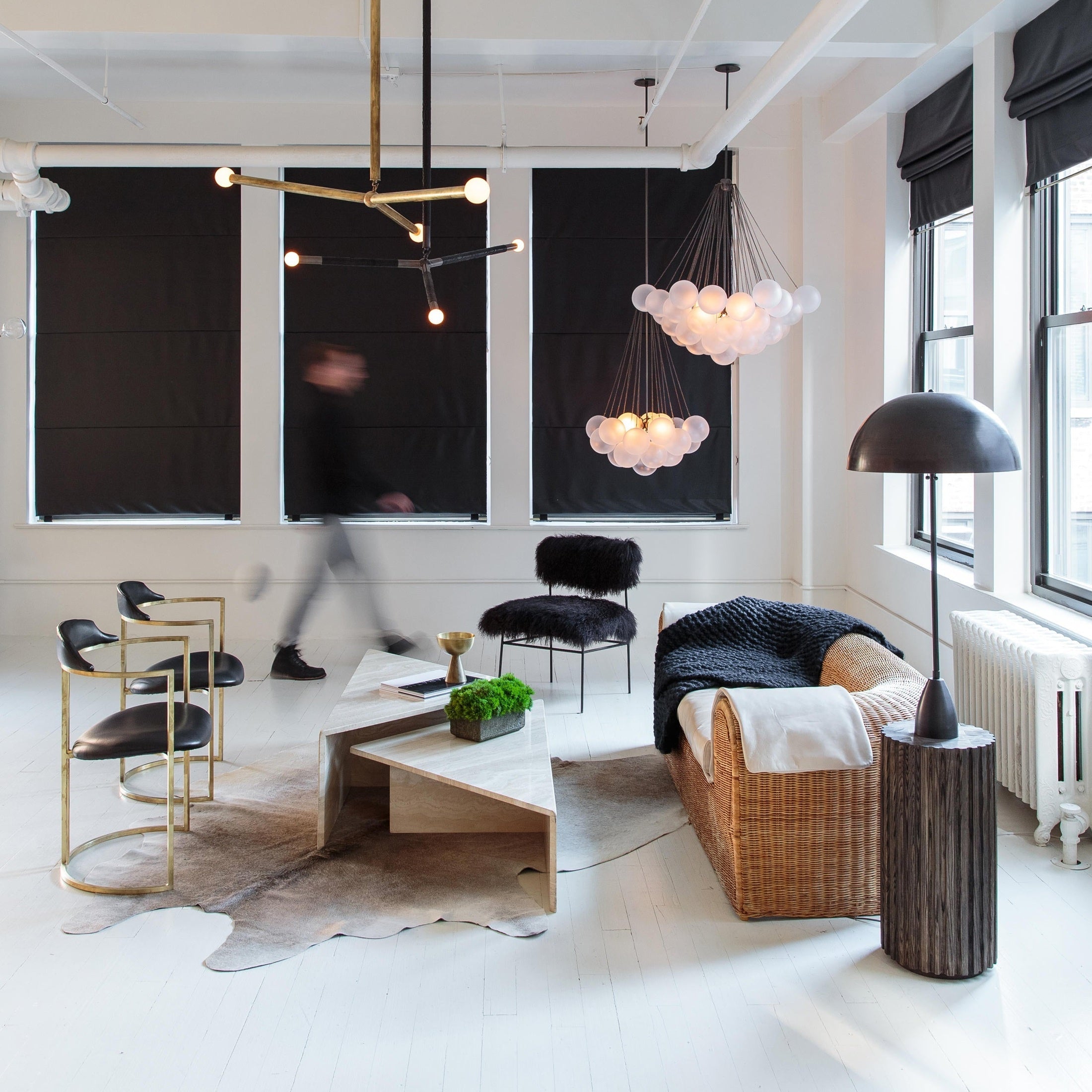 Bubble Ceiling Suspension Lighting Lobby
