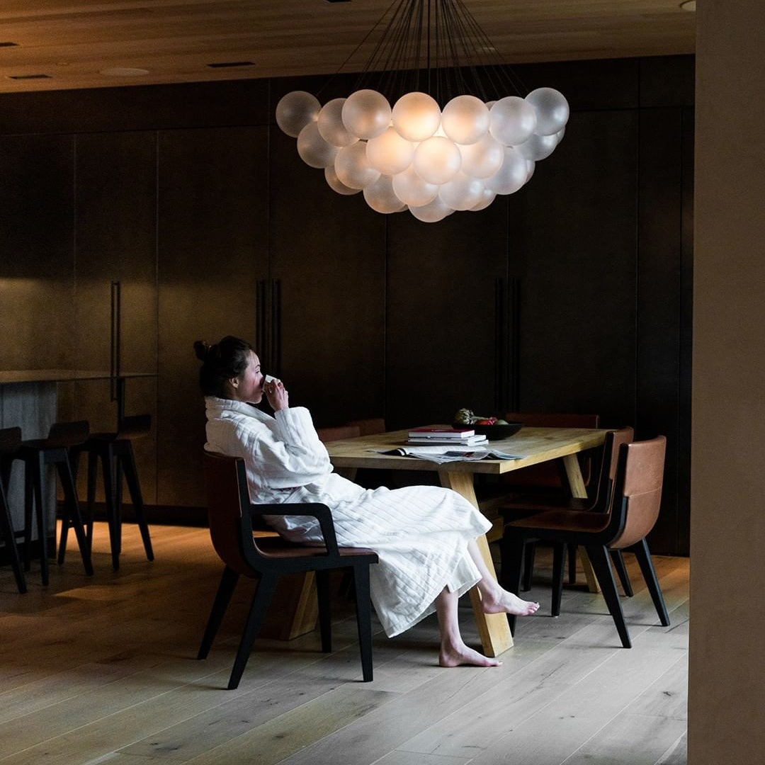 Bubble Ceiling Suspension Lighting Lobby