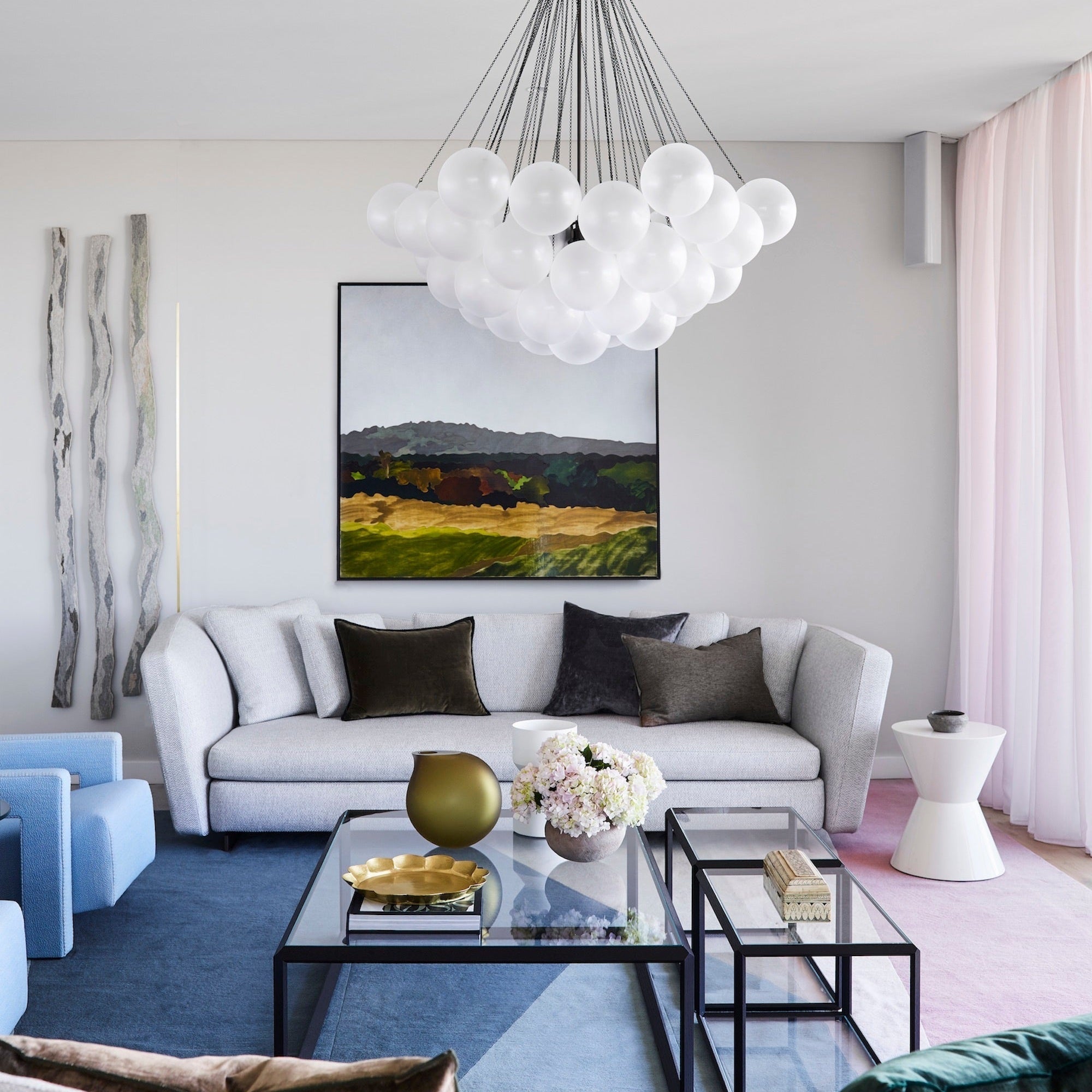 Bubble Ceiling Suspension Lighting Lobby