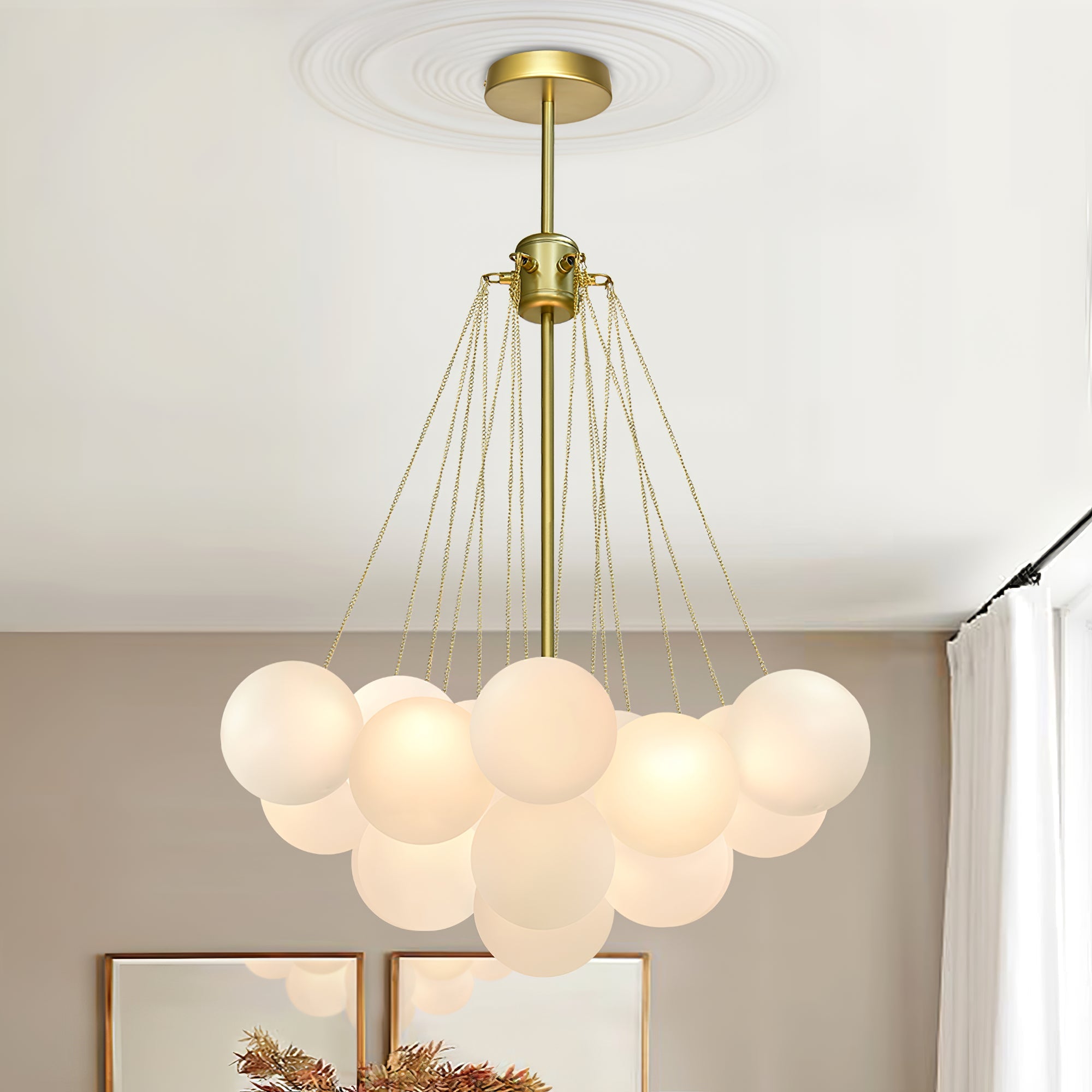 Bubble Ceiling Suspension Lighting Lobby