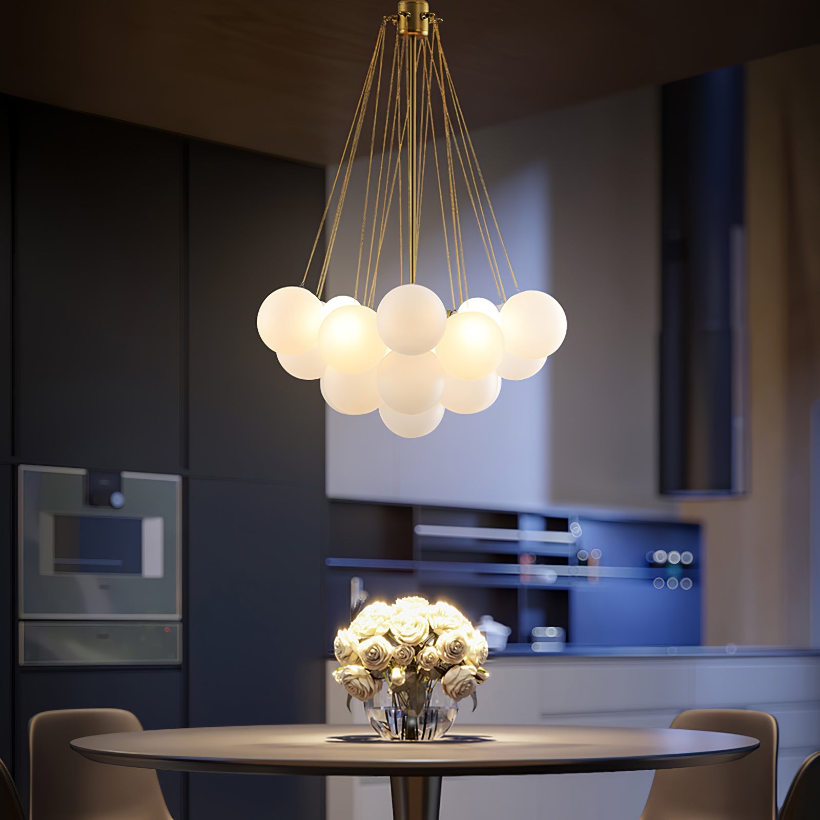 Bubble Ceiling Suspension Lighting Lobby