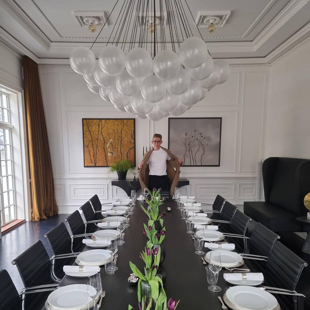 Bubble Ceiling Suspension Lighting Lobby