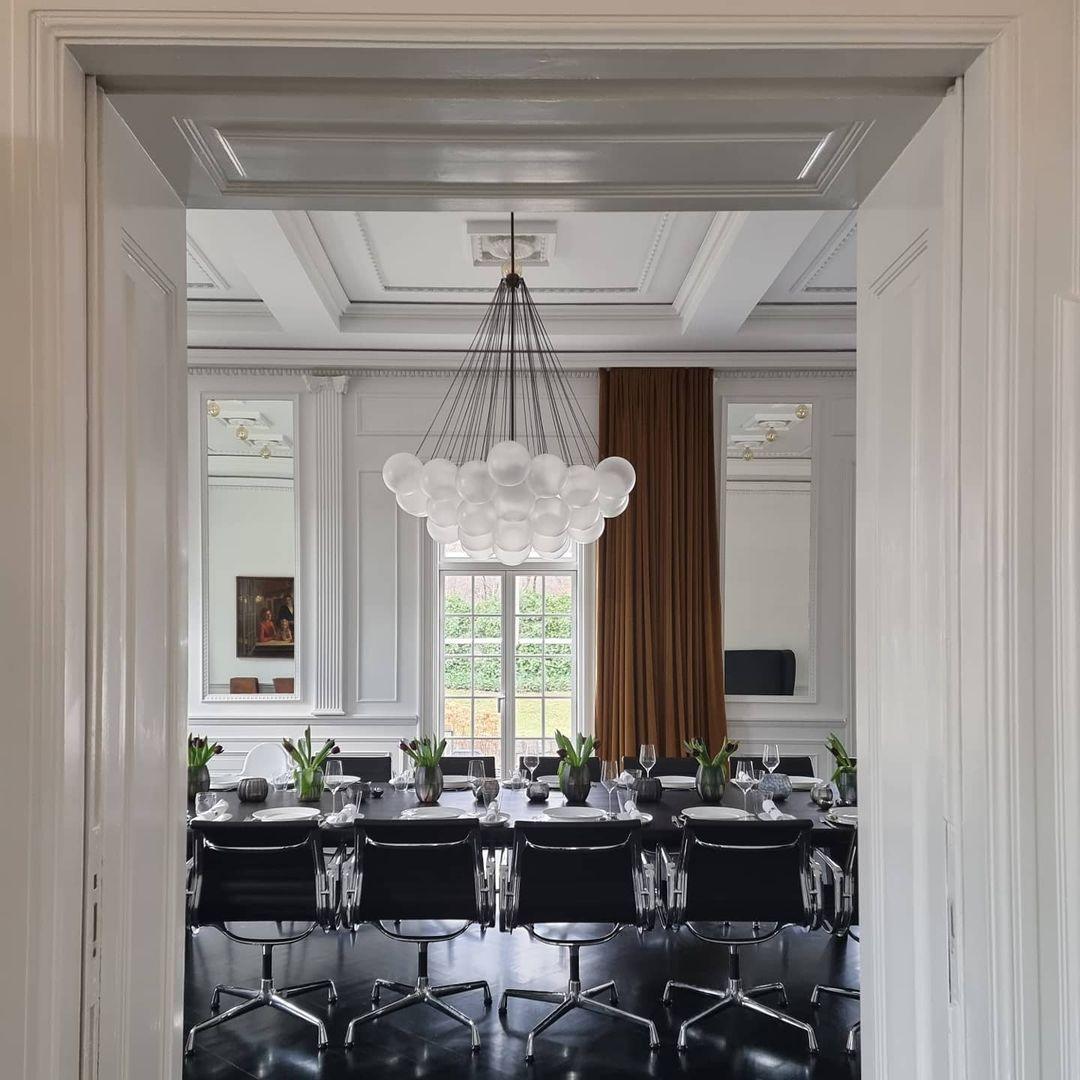 Bubble Ceiling Suspension Lighting Lobby