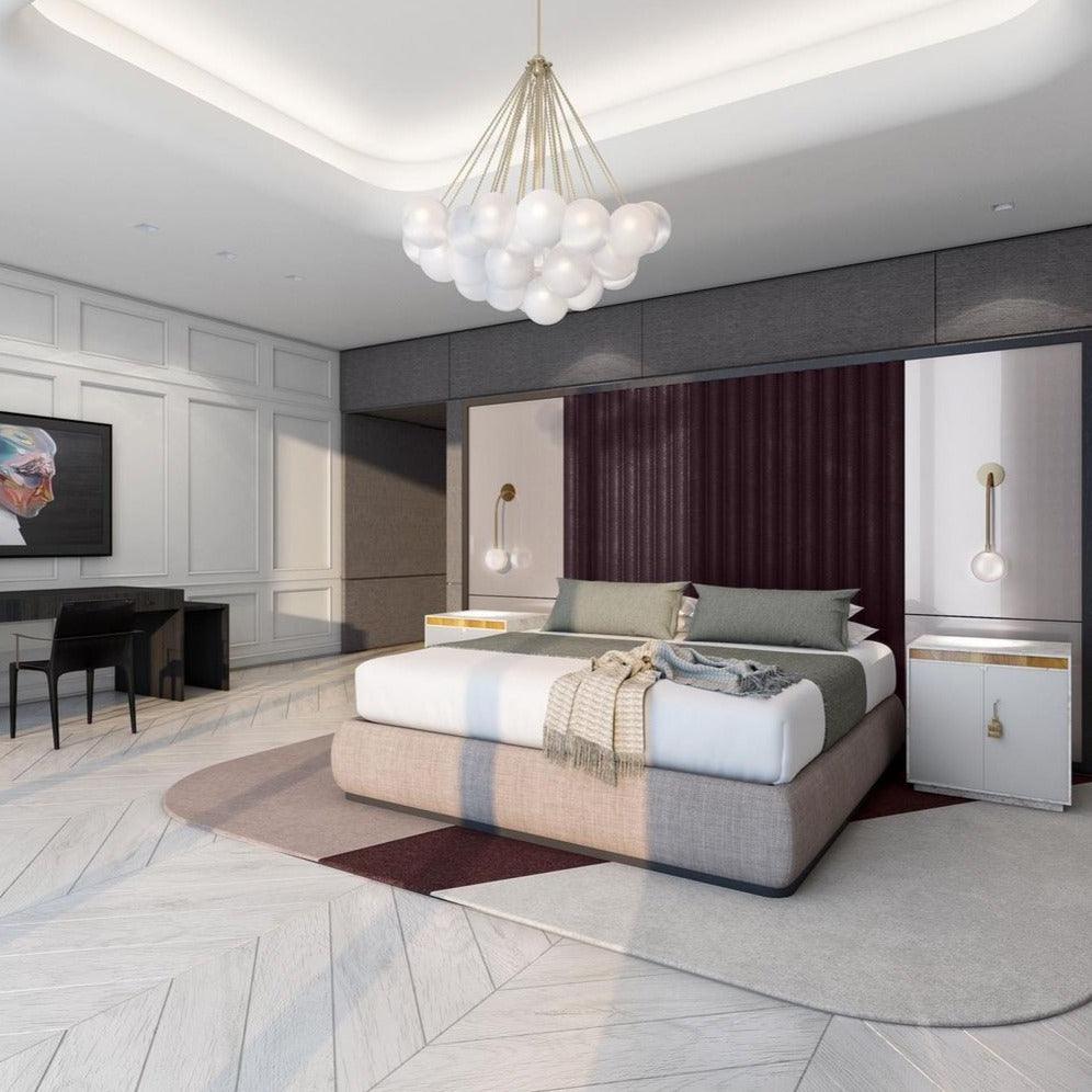 Bubble Ceiling Suspension Lighting Lobby