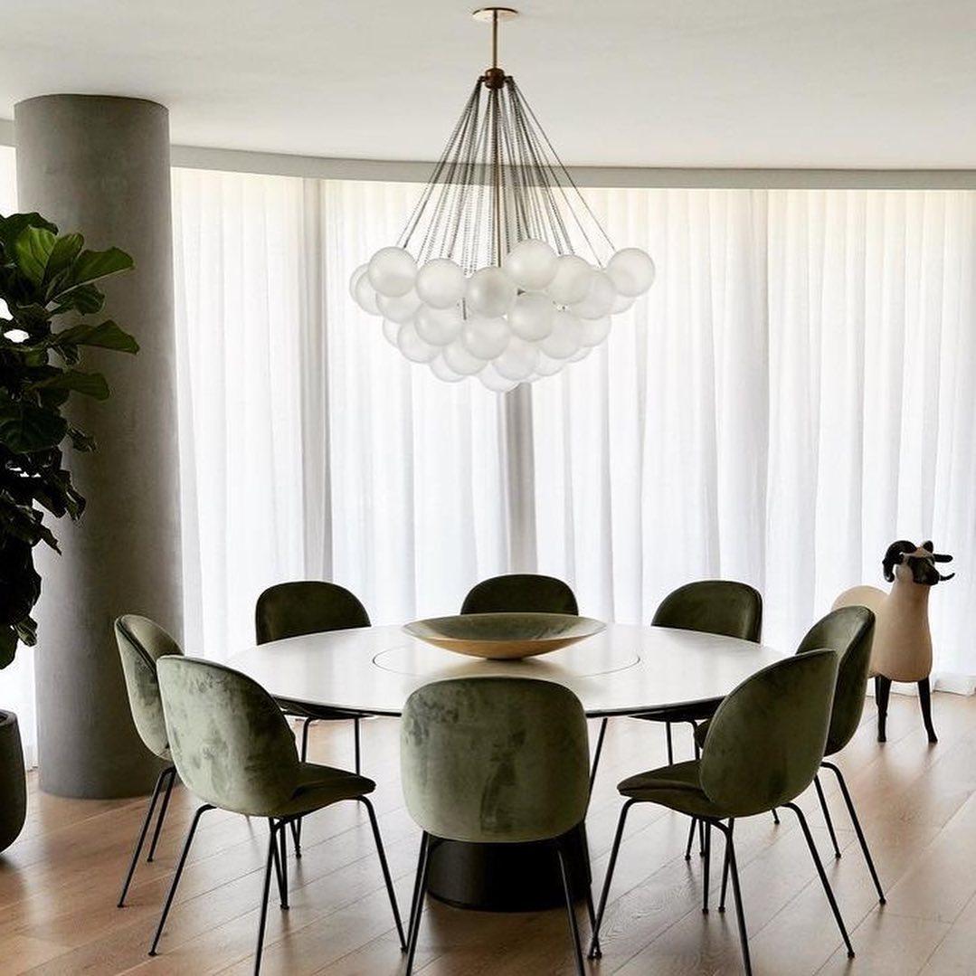 Bubble Ceiling Suspension Lighting Lobby