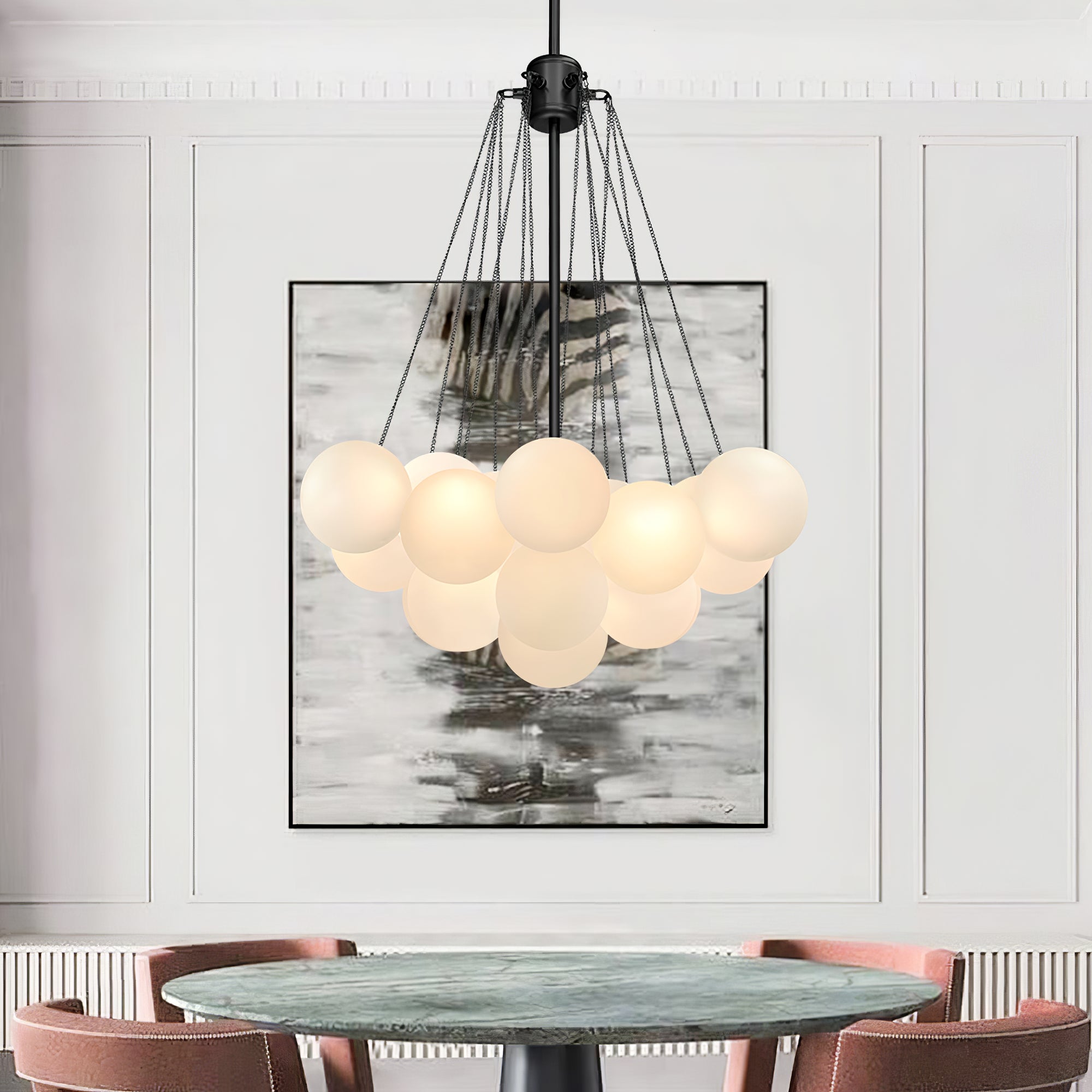 Bubble Ceiling Suspension Lighting Lobby