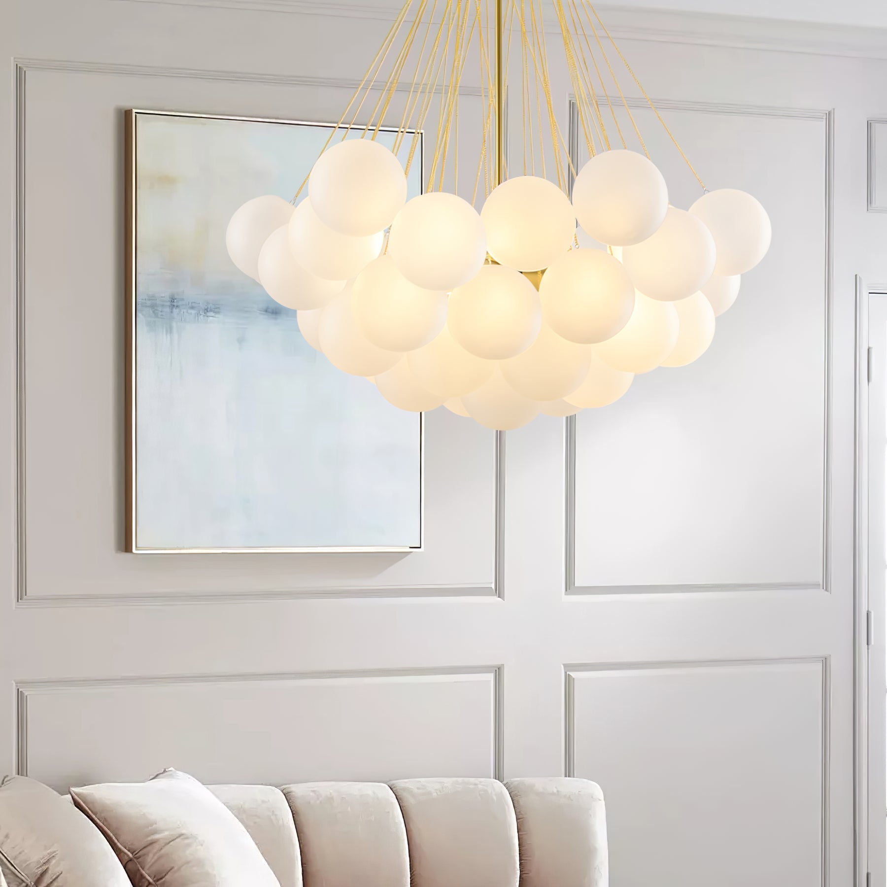 Bubble Ceiling Suspension Lighting Lobby