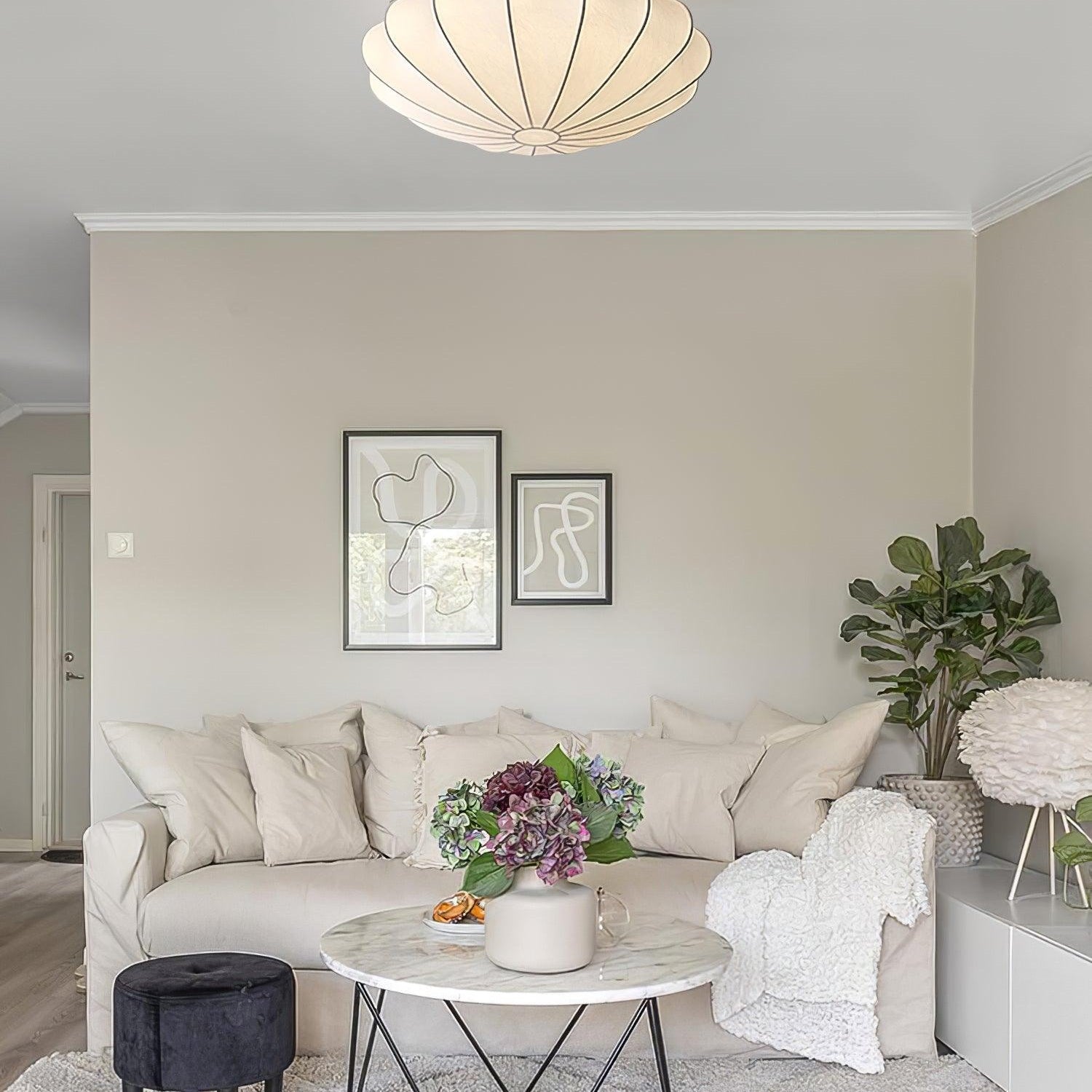 Bubble Sphere Pendant Light Lighting Lobby
