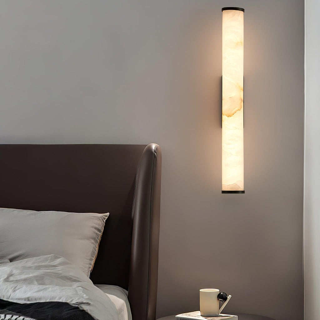 Callisto Alabaster Sconce Lamp Lighting Lobby